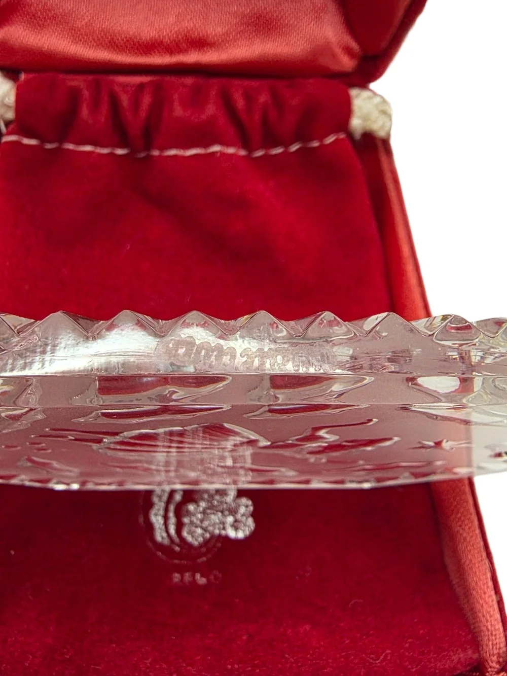 Vintage 1992 Waterford Crystal 12 Days Of Christmas Ornament 9 Ladies Dancing